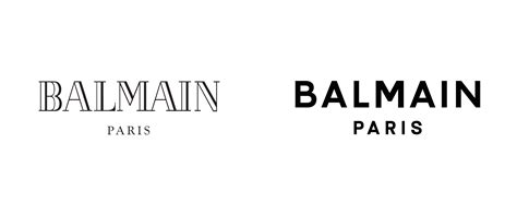 balmain vs givenchy logo|new logo for Balmain.